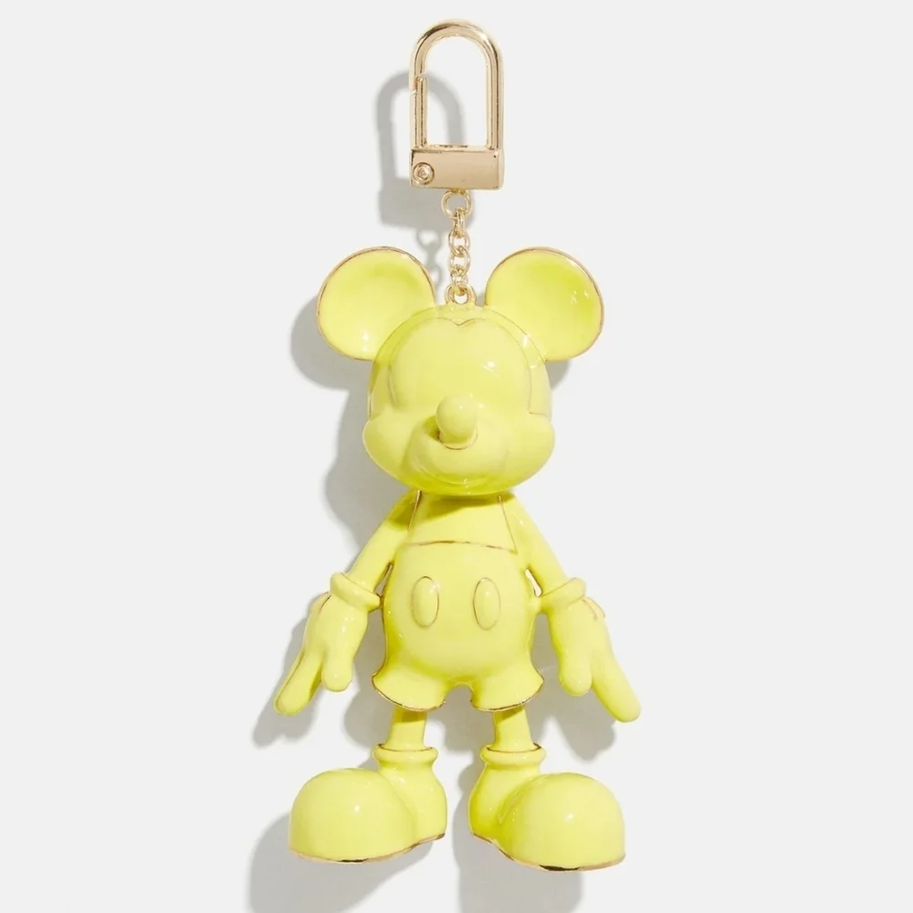 💛▪️BAUBLEBAR▪️ Disney Mickey Mouse monochromatic yellow Bag Charm Key Chain